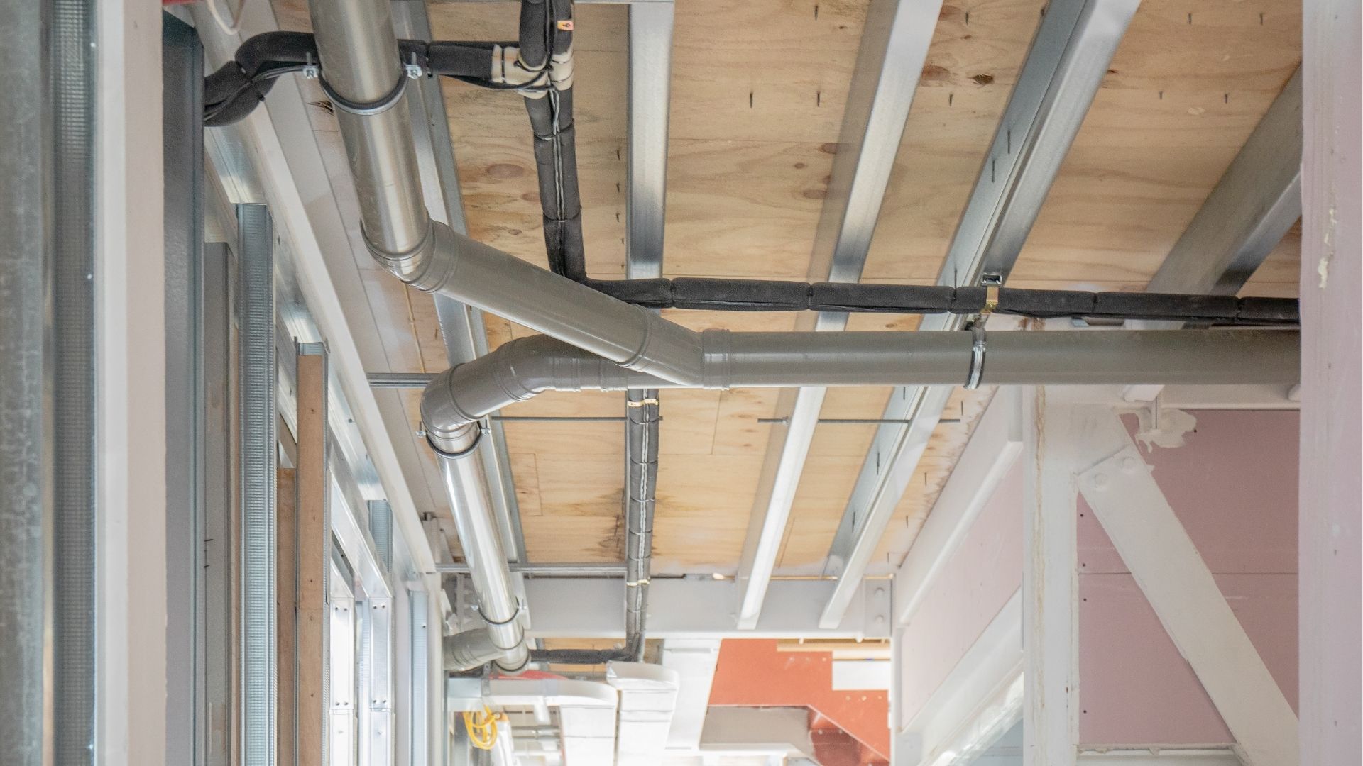 brymec pvc-u drainage installed