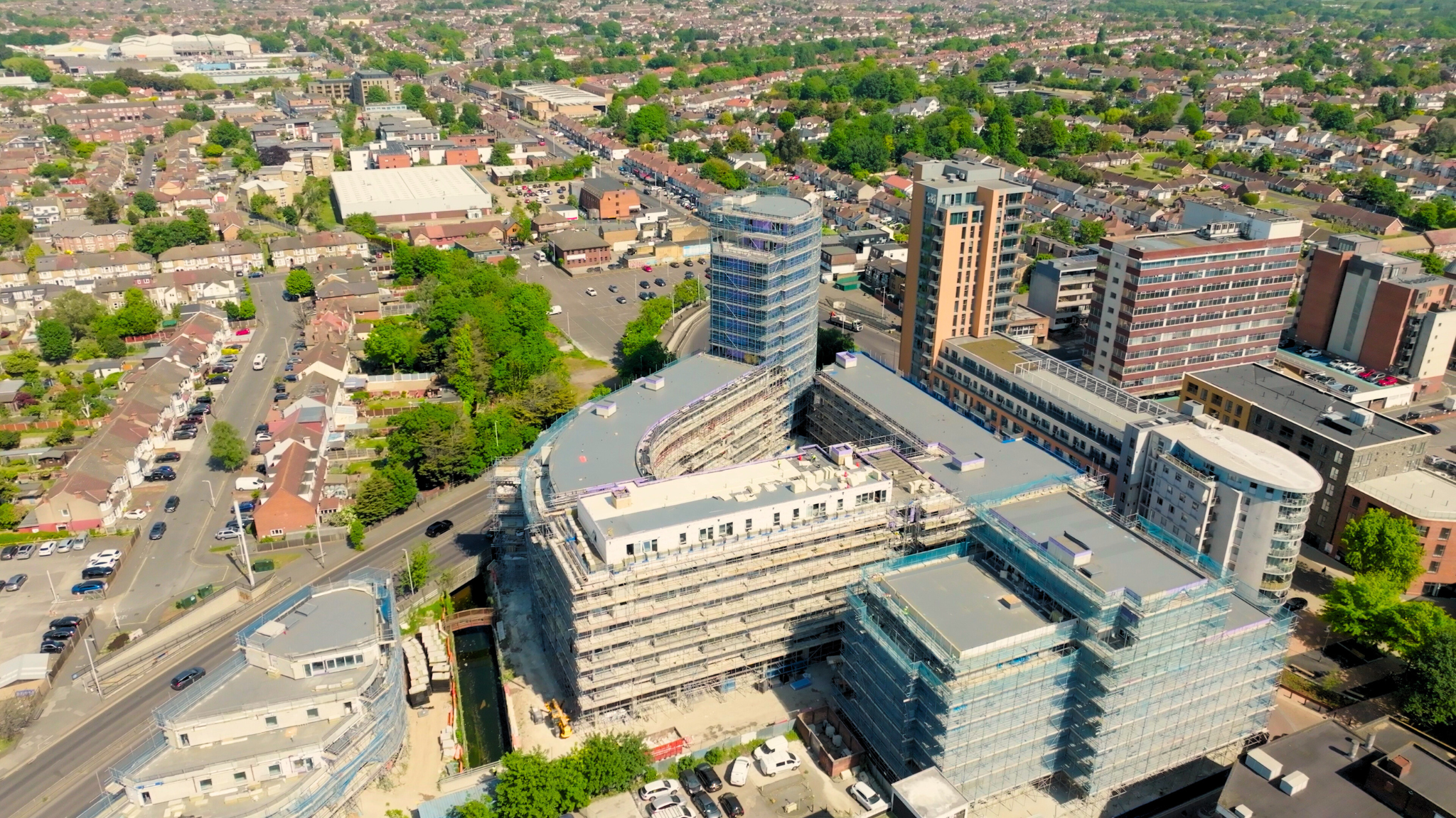 Drone Image of Angel Way