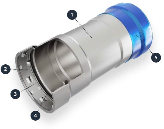 Brymec heavy duty steel press fitting