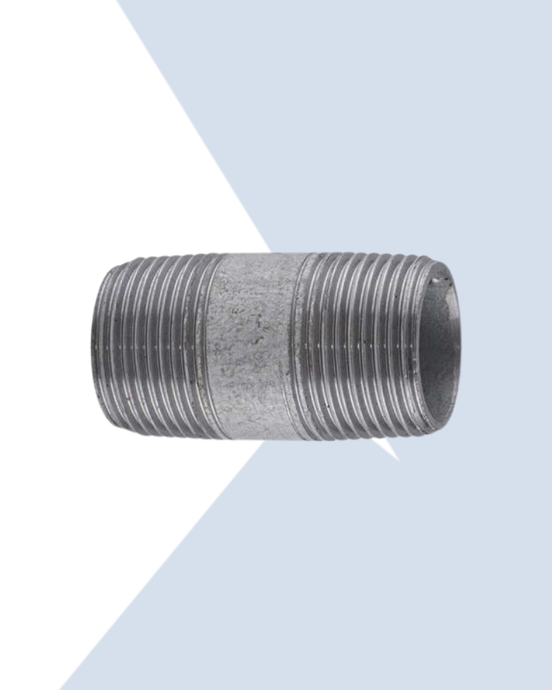 brymec black malleable iron nipple