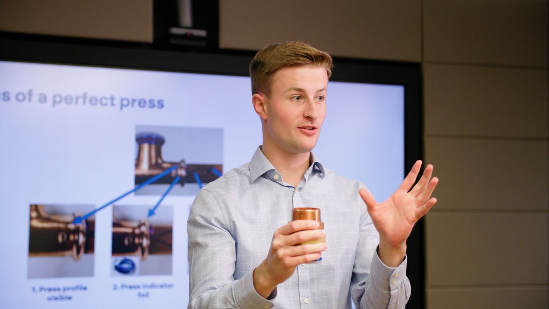brymec employee presenting CPD