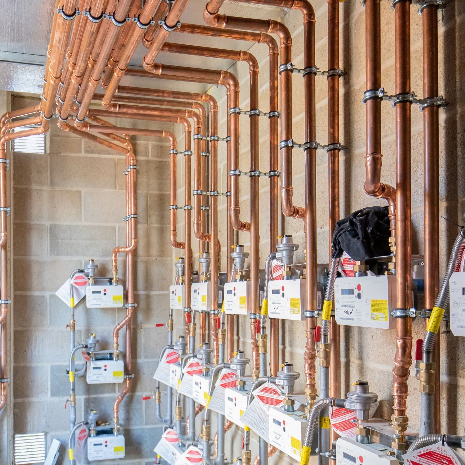 brymec copper press gas installed