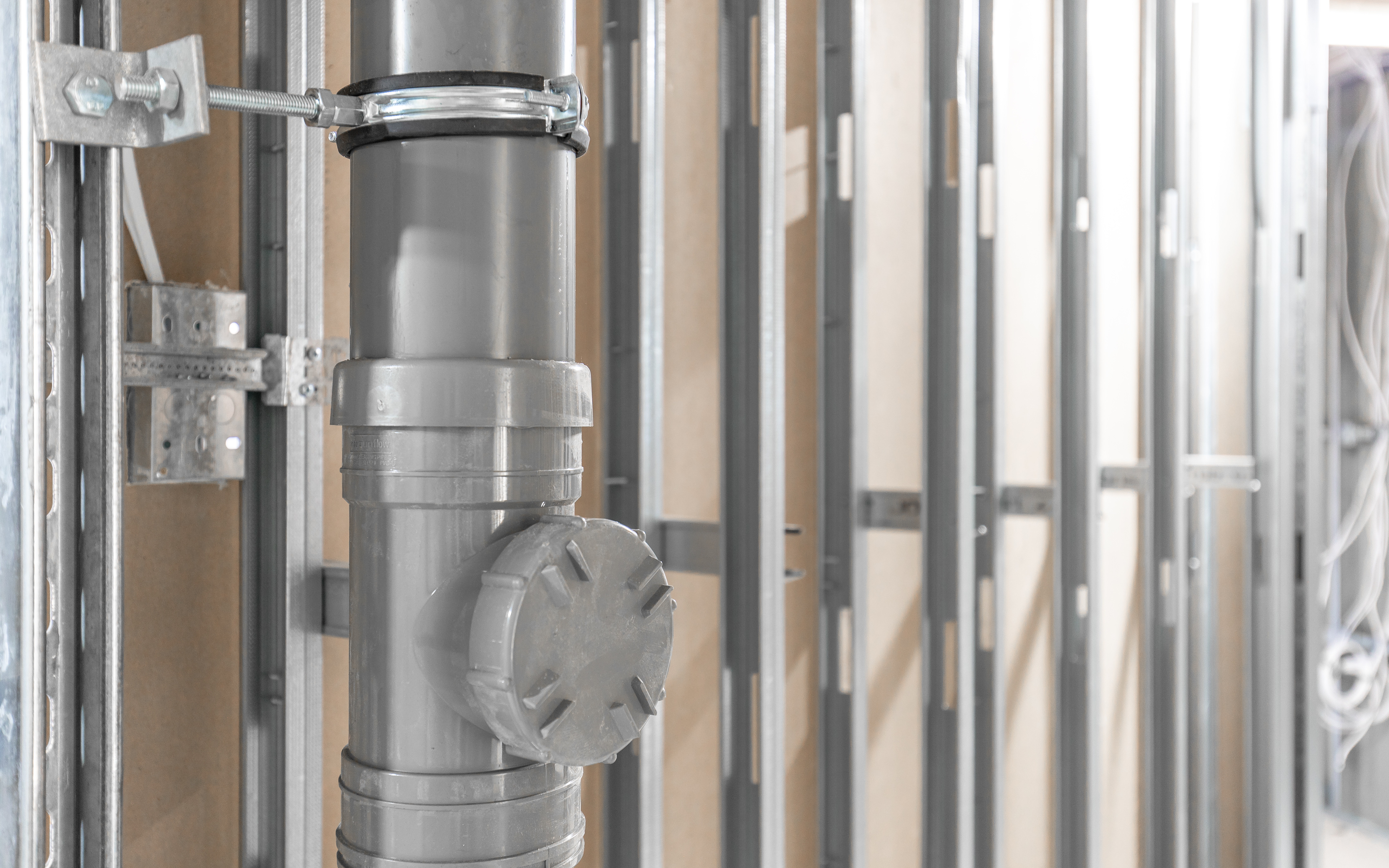 brymec pvc-u soil and waste system installed